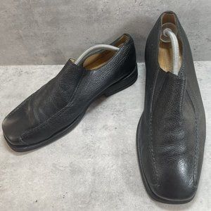 Sandro Moscoloni Mens Size 11D Black Leather Soft Gel Comfort Loafers 5302